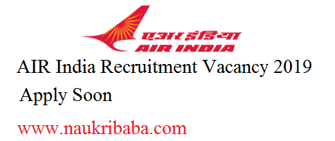 air india vacancy 2019