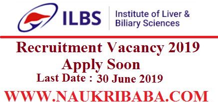 ilbs recruitment vacancy 2019-apply soon