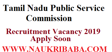 tamilnadu psc recruitment vacancy 2019-apply soon